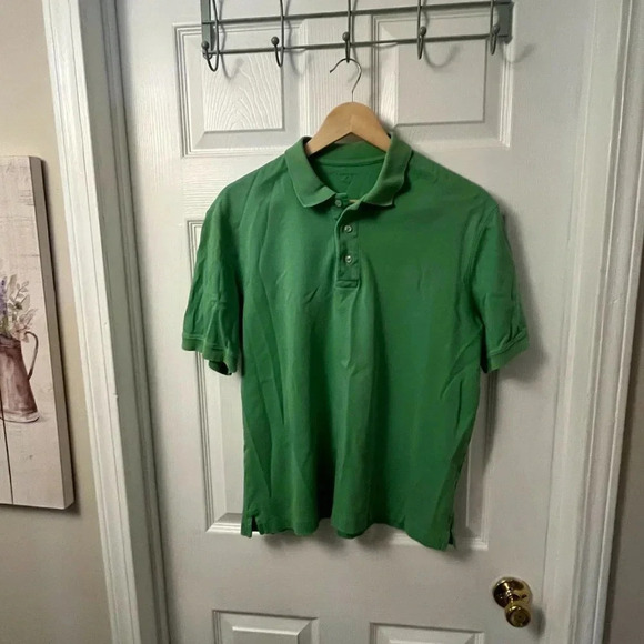 Men's Lands End polo in green size M - Picture 1 of 5